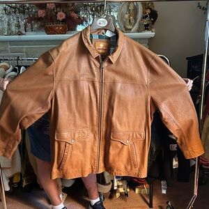 The Territory Ahead Brown Leather Jacket